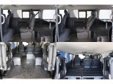 用途に合わせたシート展開が可能です♪後ろ向き対面乗車設定もございます!