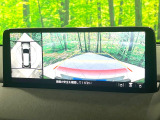【360&deg;ビューモニター】専用のカメラにより、上から見下ろしたような視点で360度クルマの周囲を確認することができます☆死角部分も確認しやすく、狭い場所での切り返しや駐車もスムーズに行えます。