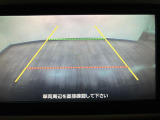 見えにくい後方をカーナビ画面で確認できるので非常にありがたい装備ですね♪ 純正のカーナビ連動です☆