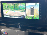 【アラウンドビューモニター】専用のカメラにより、上から見下ろしたような視点で360度クルマの周囲を確認することができます☆死角部分も確認しやすく、狭い場所での切り返しや駐車もスムーズに行えます。
