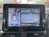 【アラウンドビューモニター】空から見下ろした映像がナビ画面にて確認可能です。駐車もラクラクですよ♪