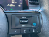 プロパイロット装備。高速道路航行時での巡行や前方の車との車間保持、減速から停止、発進、加速まで自動でアシストする機能です。