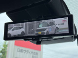 インテリジェントルームミラー☆後席に乗っている人や、大きな荷物を載せていると見にくくなりがちな後方視界。。こちらは車両後方のカメラ映像をミラーに映すので、天候にも影響されないクリアな後方視界を実現☆