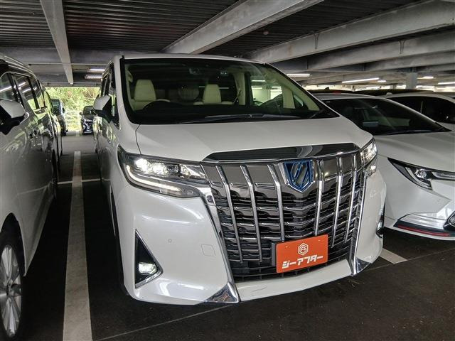 アルファード ハイブリッド 2.5 エグゼクティブ ラウンジ E-Four 4WD 禁煙車 純正9イ...