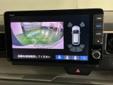バックモニター付きで車庫入れも安心【カメラアングルは3パターンから選べます】知らない道でも安心して楽しくお出かけができます