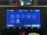 Bluetooth対応、CD/DVD再生機能付き。お好きな音楽を聴きながらのドライブは楽しいですよね〜♪