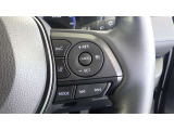 レーダークルーズコントロール(全車速追従機能付)付きです。車速に応じて追従支援してくれるので、ロングドライブも快適です