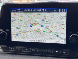 ニッサンコネクトナビ付きです。フルセグTV視聴、Bluetooth接続といったオーディオ類も充実しています。9インチ画面で見やすくなっています。