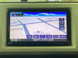 ナビゲーションはワンセグTV対応のメモリーナビ(社外品)を搭載しています。