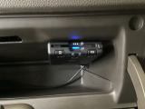 ETCがついています。高速道路の料金所の通過も楽々です。