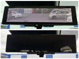 【インテリジェントルームミラー】通常のミラーと、車両後方のカメラで映し出される映像で確認できるモードをお使い頂けます!乗員や荷物で後ろが見えないときに便利です!