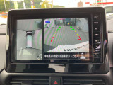 【アラウンドビューモニター】ー空から見下ろしているかのような映像で駐車をアシスト!これでバック駐車も安心ですね♪♪