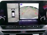 アラウンドビューモニター。空の上から見下ろすような視点でスムース駐車。
