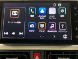 ディスプレイオーディオを装備。スマホとクルマをつなぐことで、これまでのナビに加えて、いろんなサービスが楽しめます。