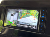 【アラウンドビューモニター】専用のカメラにより、上から見下ろしたような視点で360度クルマの周囲を確認することができます☆死角部分も確認しやすく、狭い場所での切り返しや駐車もスムーズに行えます。