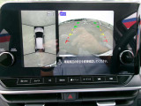 アラウンドビューモニター。空の上から見下ろすような視点でスムース駐車。