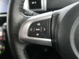 ステアリングスイッチ付き。前方から目を離すことなく操作することが可能です。