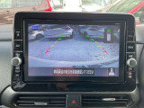 【アラウンドビューモニター】空から見下ろした映像がナビ画面にて確認可能です。駐車もラクラクですよ♪