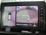 アラウンドビューモニター バックモニターはもちろん、上から見下ろしたようなモニターで駐車の手助けをします。