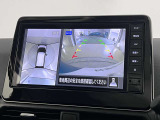 上から丸見えアラウンドビューモニター付きです。