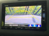 【バックカメラ】駐車時に後方がリアルタイム映像で確認できます。大型商業施設や立体駐車場での駐車時や、夜間のバック時に大活躍!運転スキルに関わらず、今や必須となった装備のひとつです!