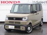 当社試乗車、業務車のN-BOXジョイ(ターボ 2トーン)が入庫です。内外装ともにきれいなお車です。