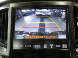 バックモニターは並列駐車(車庫入れ)と縦列駐車の切り替えができ、スムーズな駐車のためのガイドをします。