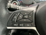 ステアリングスイッチ搭載!ハンドルひとつで手を離さなくても運転中視線をそらさなくても操作が出来て便利です♪
