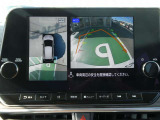 まるで空から見下ろしたかのような映像を映し出すアラウンドモニターだから、車庫入れもラクラクです!
