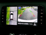 アラウンドビューモニター付きです 上から見たイメージで駐車出来ますので車庫入れの苦手な方も楽に駐車出来ます♪