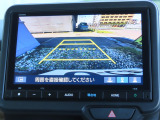 リアワイドカメラシステム!従来の視野に加えて、後方側方を約180&deg;まで見えるワイドビューと、後方を真上から見たような視野で駐車時などに便利なトップダウンビューの3つの視野があります!