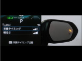 隣車線を走る車両をレーダーで検知し、ドアミラーでは確認しにくい後側方エリアに存在する車両に加え、急接近してくる車両も検知します。車両を検知するとドアミラーに搭載されたLEDインジケーターが点灯します。