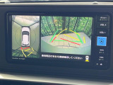 【パノラミックビューモニター】専用のカメラにより、上から見下ろしたような視点で360度クルマの周囲を確認することができます☆死角部分も確認しやすく、狭い場所での切り返しや駐車もスムーズに行えます。