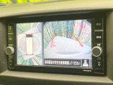 【アラウンドビューモニター】専用のカメラにより、上から見下ろしたような視点で360度クルマの周囲を確認することができます☆死角部分も確認しやすく、狭い場所での切り返しや駐車もスムーズに行えます。