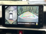 【パノラミックビューモニター】専用のカメラにより、上から見下ろしたような視点で360度クルマの周囲を確認することができます☆死角部分も確認しやすく、狭い場所での切り返しや駐車もスムーズに行えます。