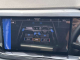 エアコンの風向きや作動状況を画面上でも確認可能。車内の空調状態が視覚的に分かりやすく表示されます。