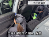 【久喜商品化センターのご紹介】左右のチームに分かれ隅々までキレイにします。