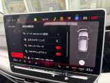 駐車支援やExit Warning、Rear Traffic Alertなど、各種運転支援機能の設定や確認を画面から行えます。