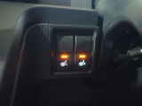 運転席と助手席にはシートヒーターが装備。寒い時期に嬉しい装備です。
