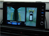 ◆マルチビューカメラシステム◆運転席から見づらい前後左右を、ナビ画面の映像で確認。見通しの悪い交差点や狭い道でのすれ違い、駐車などをサポートします。