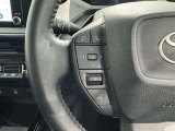 ステアリングスイッチ装備!運転しながら手元でオーディオの操作などができます。