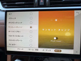 アンビエントライトの設定が可能です。その日の気分で車内の雰囲気を変えることが出来ます。