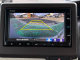 バック時目視しにくいクルマの周囲をカメラで映し出し、安全・安心駐車をサポート♪バックの苦手な方も後ろがハッキリ見えるので安心ですよ♪