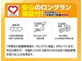 ロングラン保証付き。トヨタのお店で中古車をお買い上げいただいたお客様に安心で快適なカーライフをお約束する。1年間の保証です。