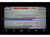 バックガイドモニターで、後方を確認しながら安心して駐車することができます。運転初心者も熟練者も必須の機能ですよ!