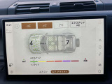 花粉フィルター装備で車内空間の状態も確認できます。