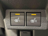 寒い日のドライブを快適にする運転席&助手席シートヒーターが付いてます
