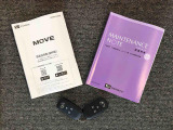 メンテナンスノート(保証書)・各種取り扱い説明書を完備しており安心です。