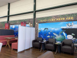 お子様に人気な水族館コーナー