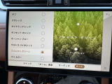 アンビエントライトの設定が可能です。その日の気分で車内の雰囲気を変えることが出来ます。